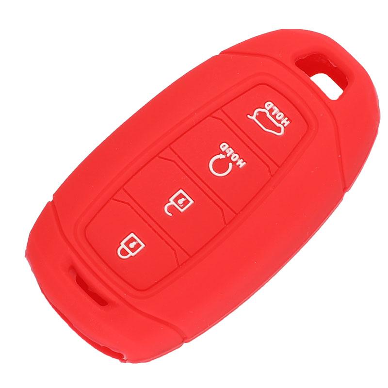 Jingyuqin Remote Key Car Case Cover For Hyundai I30 I35 I40 Kona Azera Elantra Solaris Grandeur Ig Accent Santa Fe 2018 2019