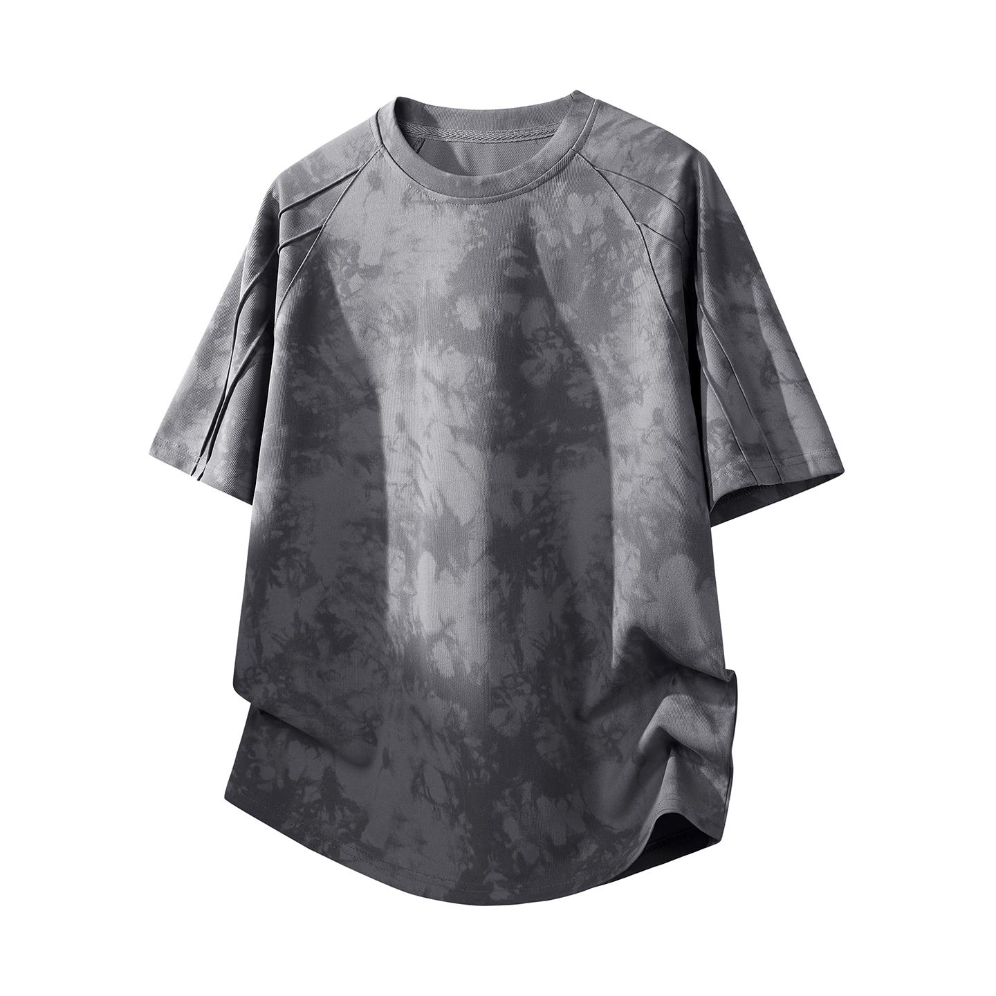 T-shirt Loose Fit Short-sleeved T-shirt Tops Half-sleeved Round Neck Half-sleeved T-shirt Round Neck 2XL