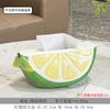 Simple lemon tissue box home living room luxury desktop creative fruit styling ornaments coffee table table paper storage box