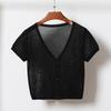 2023 Spring/Summer Women's Ice Silk Knitwear: Lightweight Sun Protection Cardigan