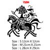 Free shipping Viking Rune Auto Sticker Creative Decorative Decals Car Door Handle Vinyl Body