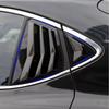 For Toyota Camry 2025 Bright Black Rear Window Louver Cover Side Vent