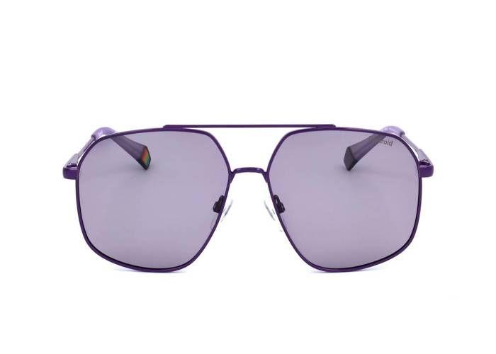 Lunettes de soleil Unisexe - Polaroid - PLD 6173S - Couleur Violet - Monture Métal - Style Tendance