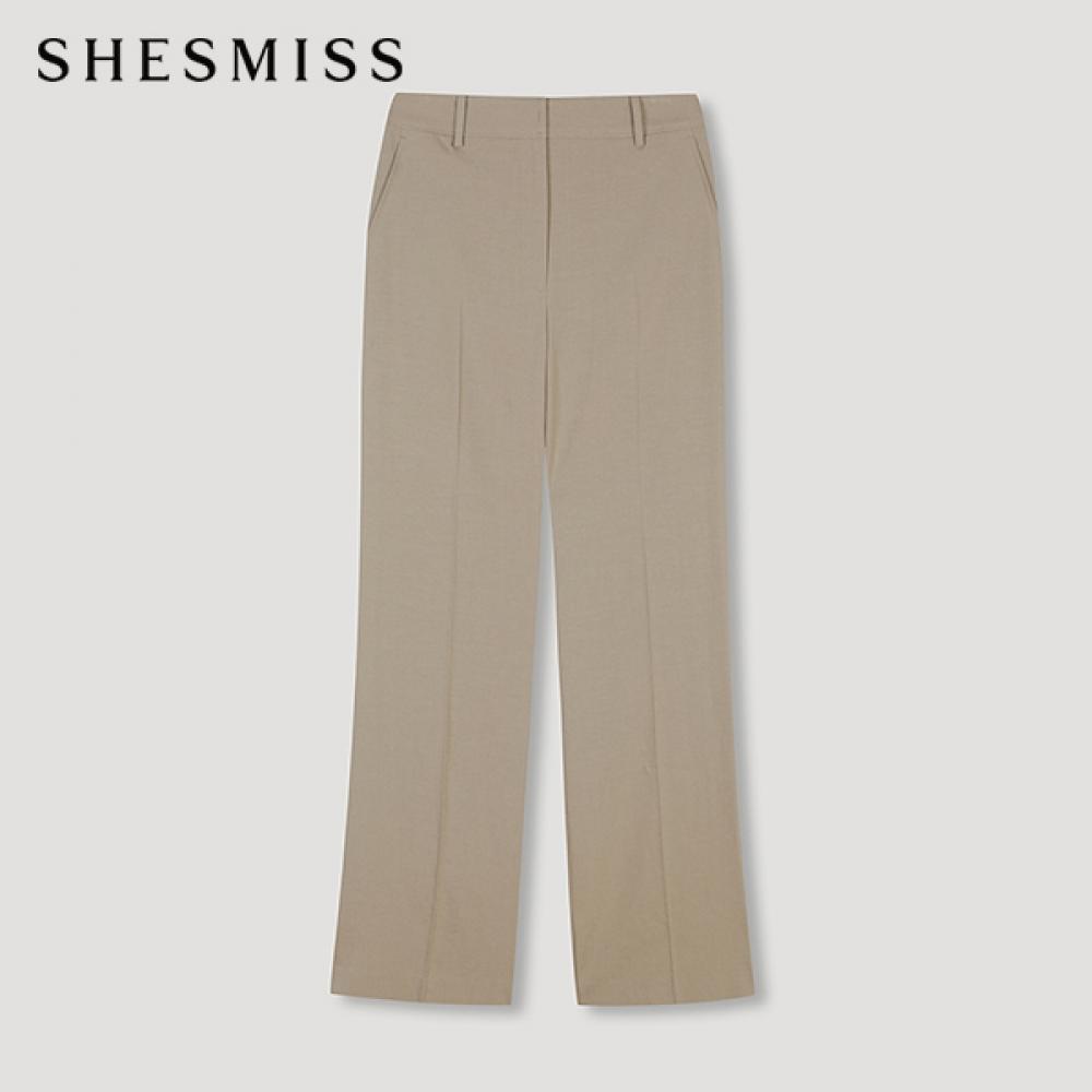 

She S miSS Linen Blend Slit pantS SwwSln21740 Be beige/55