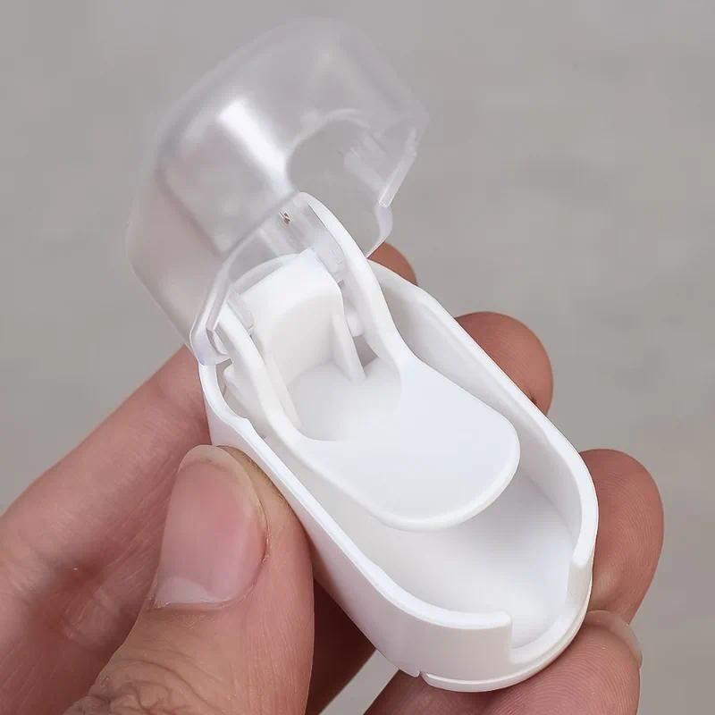 1-5 Pezzi Porta Spazzolino da Denti Senza Polvere Montaggio a Parete Senza Foratura Scaffale di Stoccaggio Risparmio di Spazio Organizzatore per Spazzolino da Denti per Bagno Domestico