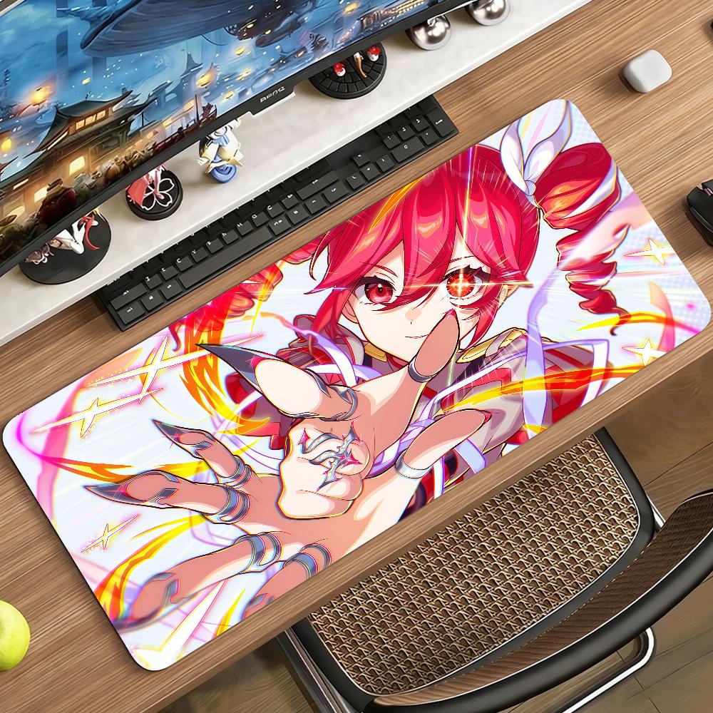 Tappetino Mouse Cantante Virtuale Kasane T-Teto Gomma Antiscivolo Tappetino per Computer da Gioco Equilibrio Decorazione Deskmat Laptop Ufficio Grande