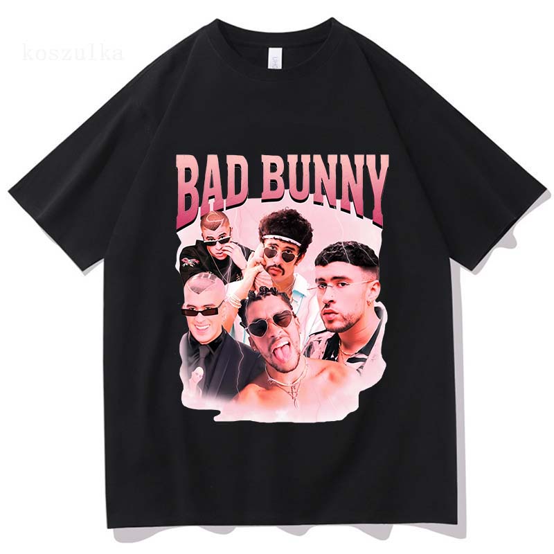 Bad Bunny T Shirt 2026 Fashion UnisexWomen Vintage Funny Frog Debí Tirar Más Fotos TShirt DeBÍ TiRAR MáS FOToS Cotton Tees Shirts