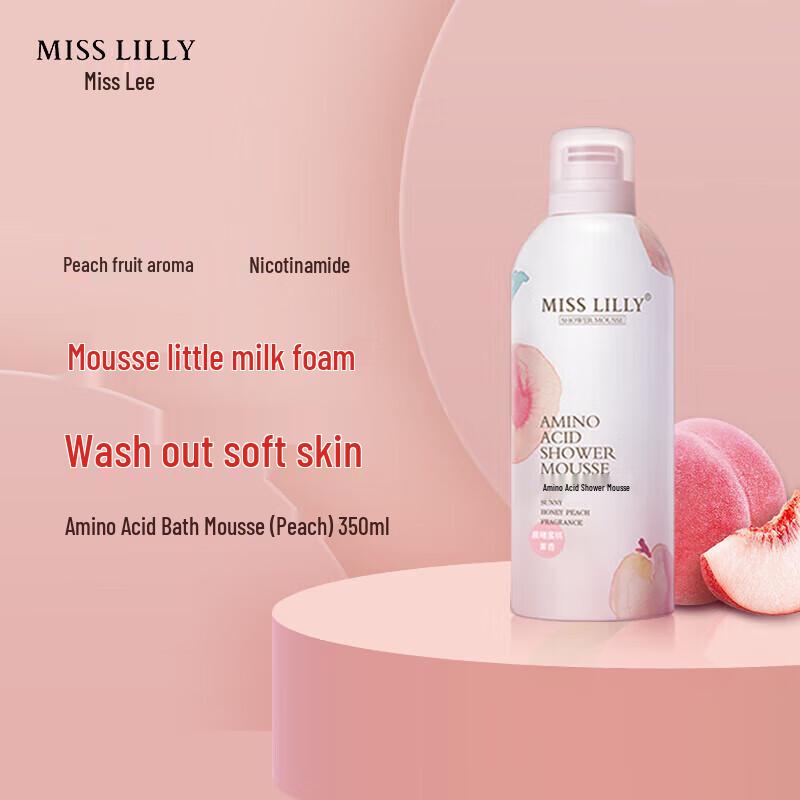 Miss Lily Peach Mousse Shower Gel