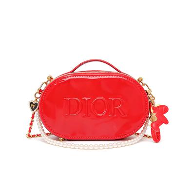 Bolsa de Maquiagem Estilo DIY Fique rico imediatamente fibra de poliéster Bolsa de Mão do Ano do Cavalo versátil clássica simples pingente festiva e fofa