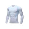 Men's Quick-Drying Long-Sleeve Athletic Bodysuit - High Elasticity & Breathable Fitness Wear
