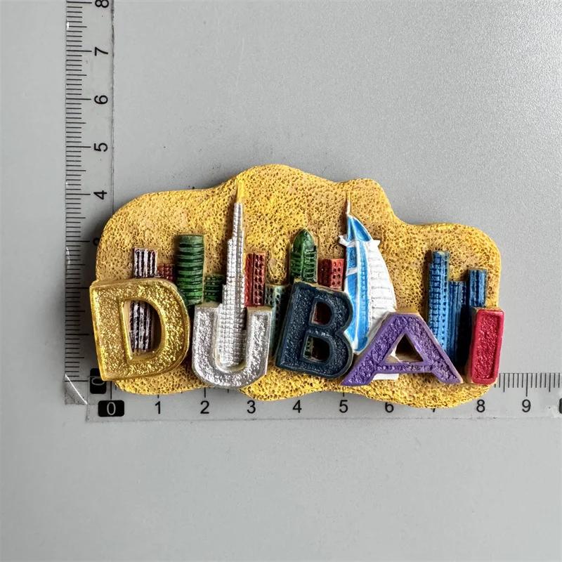 Dubai Turistic Suveniruri Magneți de Frigider Turnul Khalifa Arabia Saudită Frigider Magnet Comemorativ Autocolante Home Decoration