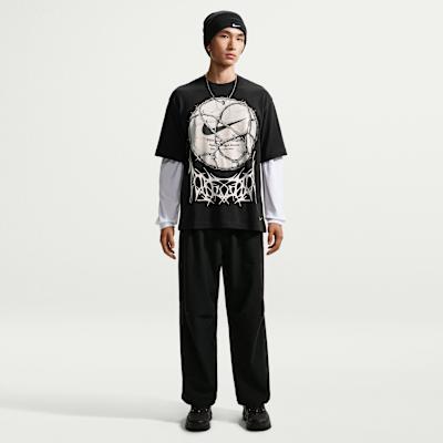 Nike T Shirts Men's Black Crew Neck