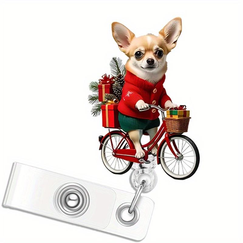 

Изысканный держатель для бейджа с ID собаки для медсестер, врачей и любителей собак. Идеальный подарок для коллег. прозрачный