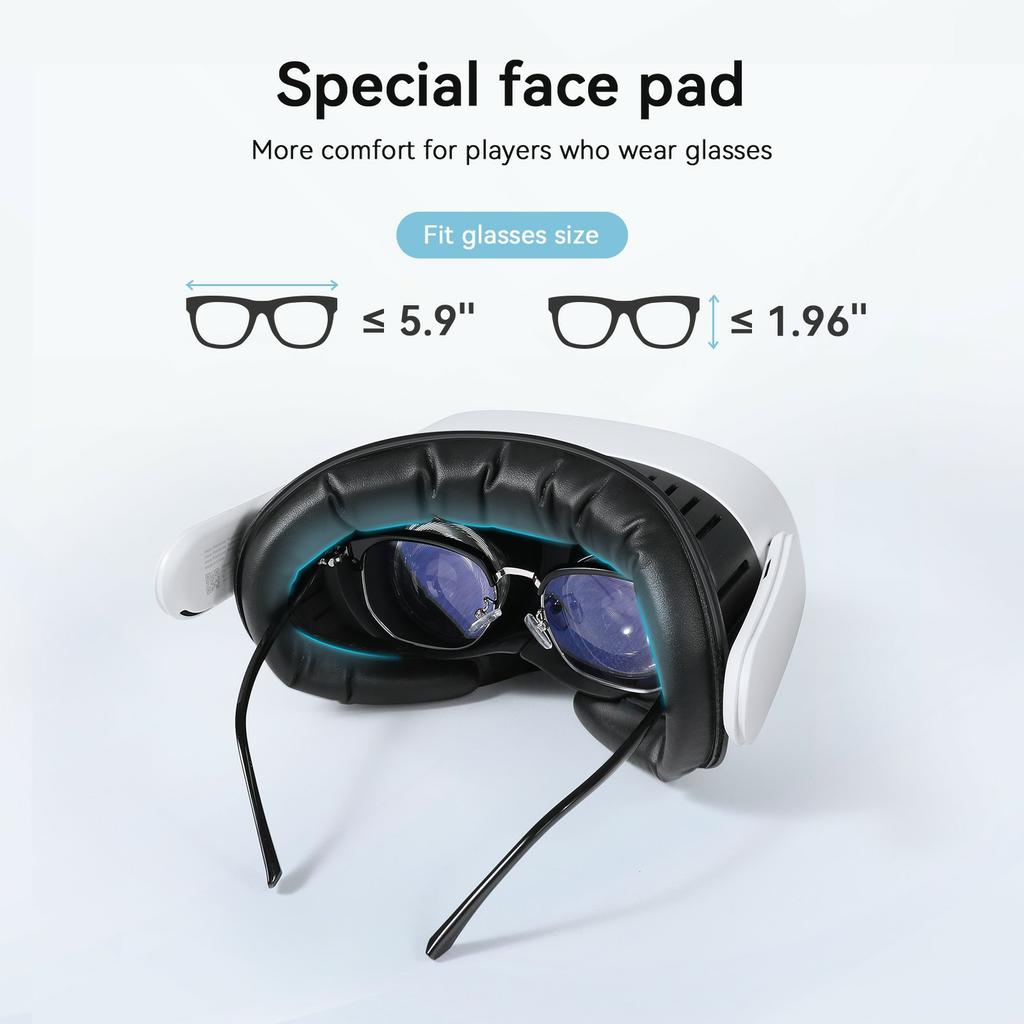 AMVR FC5 For Meta Quest 3S Face Mask VR Headset Cover Ventilated Anti-Fog Cooling