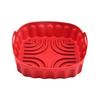 High Temperatures Resistant Silicone Baking Tray for Air Fryers Nonstick Oven Mat Microwave Chicken Pans Accessories