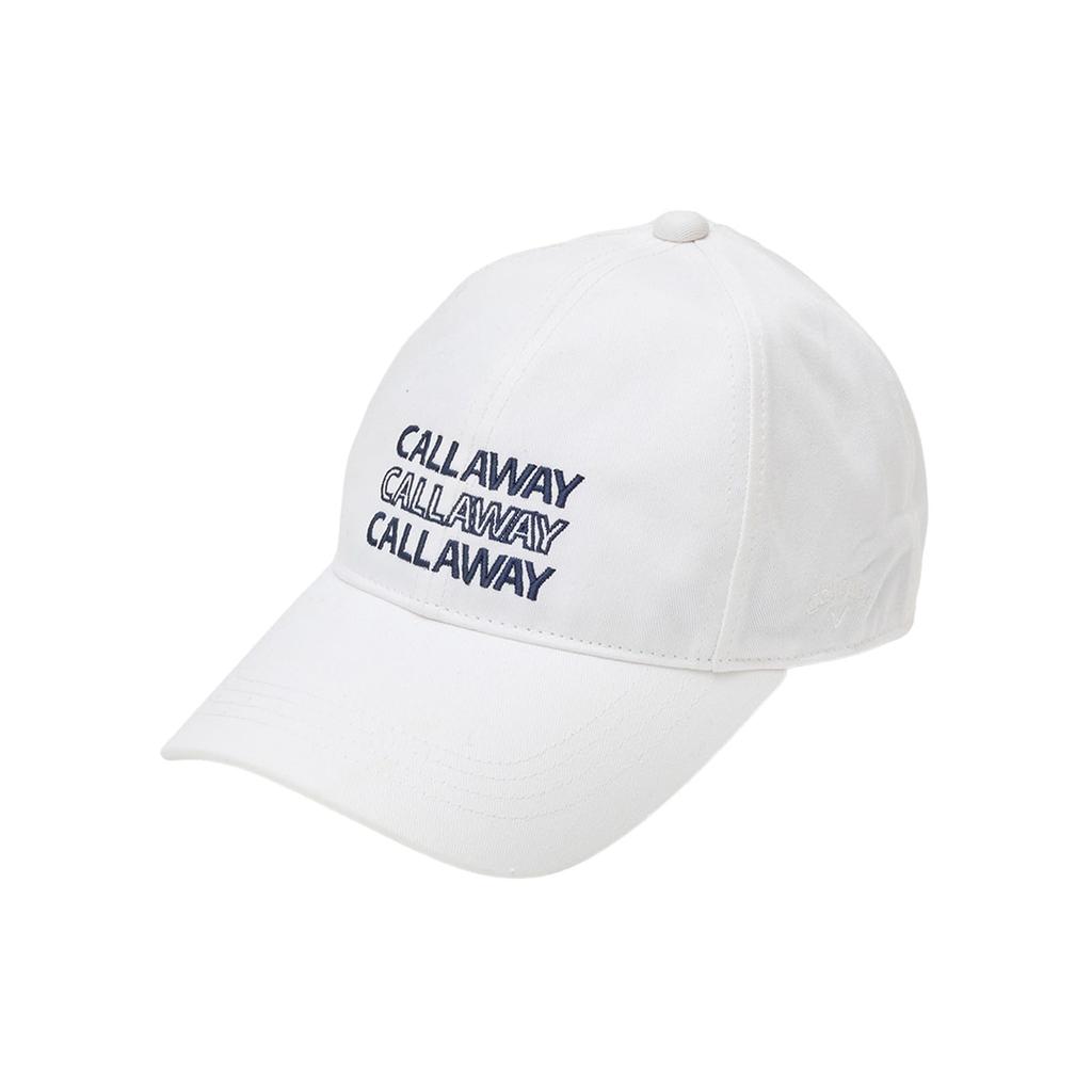 [Callaway] Women's Cap (Ponytail Style, Size Adjustable)  Golf Hat  C24191201 1030White