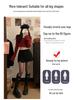 2026 Spicy Girl High-Waisted Winter A-line Mini Skirt: Slimming, Anti-Exposure, Hip-Hugging Slit Design
