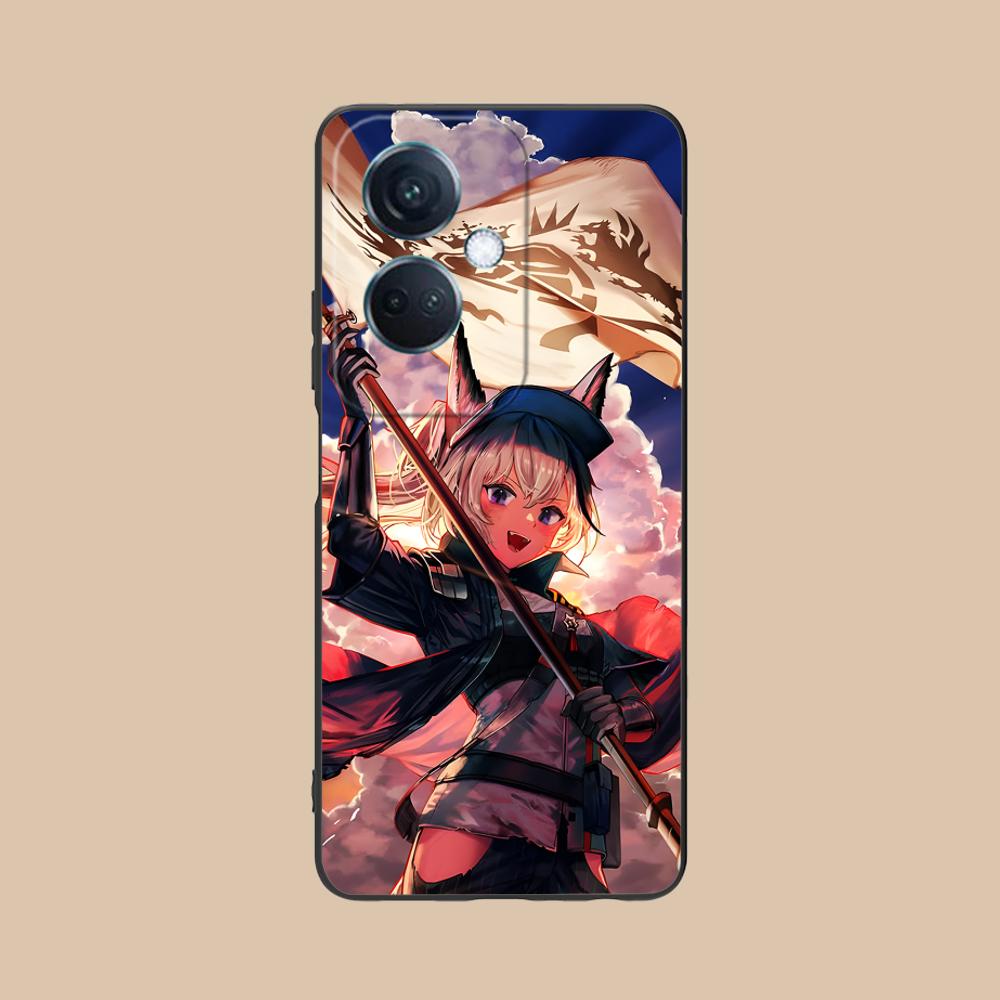 Arknights Grani Mattes TPU-Handyhülle für OPPO Reno 14 13 12 11 10 9 8 7 6 5 F T Pro 5G Bunte Druckabdeckung