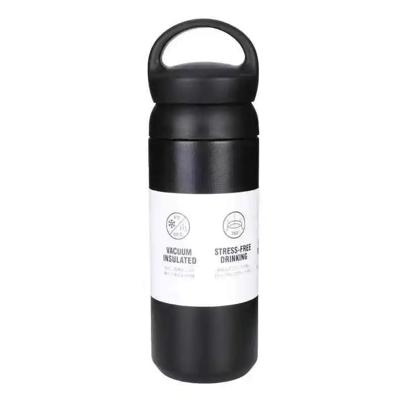 500ml Thermos Cups Coffee Mug Insulated Water Bottle Stainless Steel Thermal Tumbler Vacuum Flask Portable Travel Office Mugs