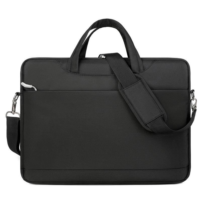 

TS JYL laptop bag,Large Laptop Handbag Business Crossbody Air Cushion Briefcase 15.6 inches чорний