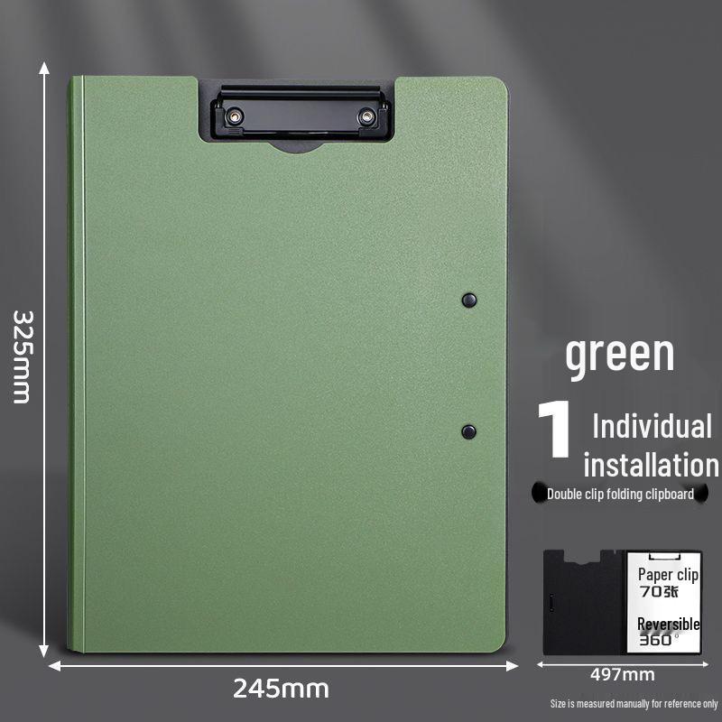 Macaron Color Frosted A4 Document Storage Clipboard with Thick Foam Board