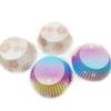 Kuchenpapierhalter PVC Zylinder Sakura Farbverlauf Backen Fettfestes Papier Kuchen Muffin Tassenpapierhalter Etwa 100