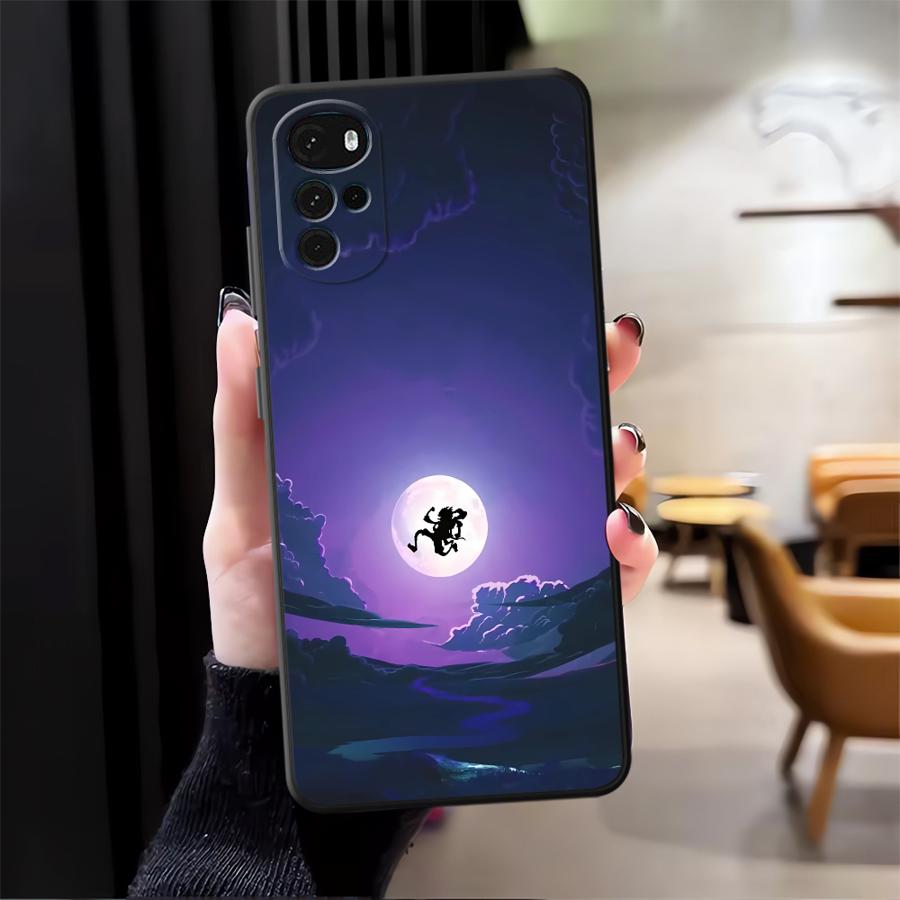 Case for Moto S30 Pro Edge 20 30 X30 Pro Funda Phone Cover Luffy Zoro Cartoon
