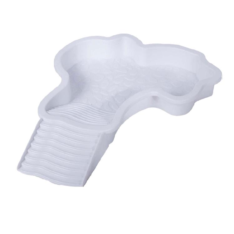 Turtles Habitat Bowl With Ergonomic Steps 4.3cm Depth Scratch Resistant For Indoor and Outdoor Use