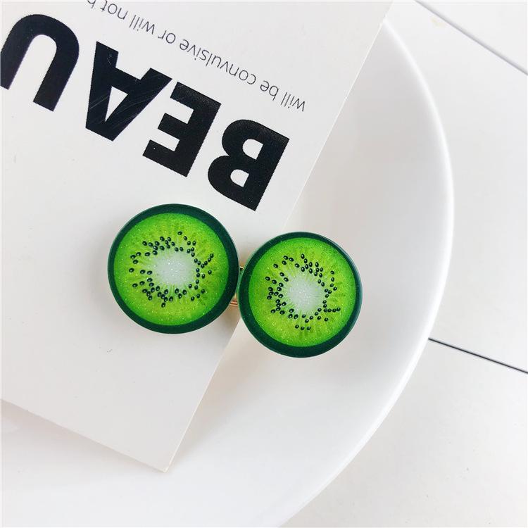 Charming Fruit Hair Clips: Cute Bangs Accessories and Trendy Acrylic Side Clips
