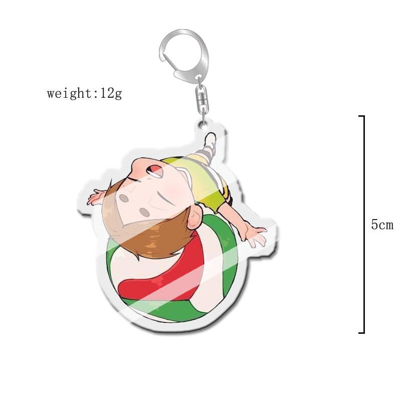 Haikyuu!! Anime Acrylic Keychain Charm - Creative Campus Ornament Gift
