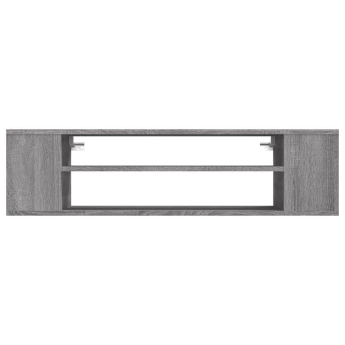 VidaXL Wall-Mounted TV Cabinet Sonoma Grey 100x30x26.5 Cm Engineered Wood 826361