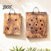 Easy Hang Plant Mount Staghorn Fern Mounting Kit Wooden Board Hanger Rustic Wall Decorative Planter for Ferns Orchids Air Plants Indoor Outdoor Decor