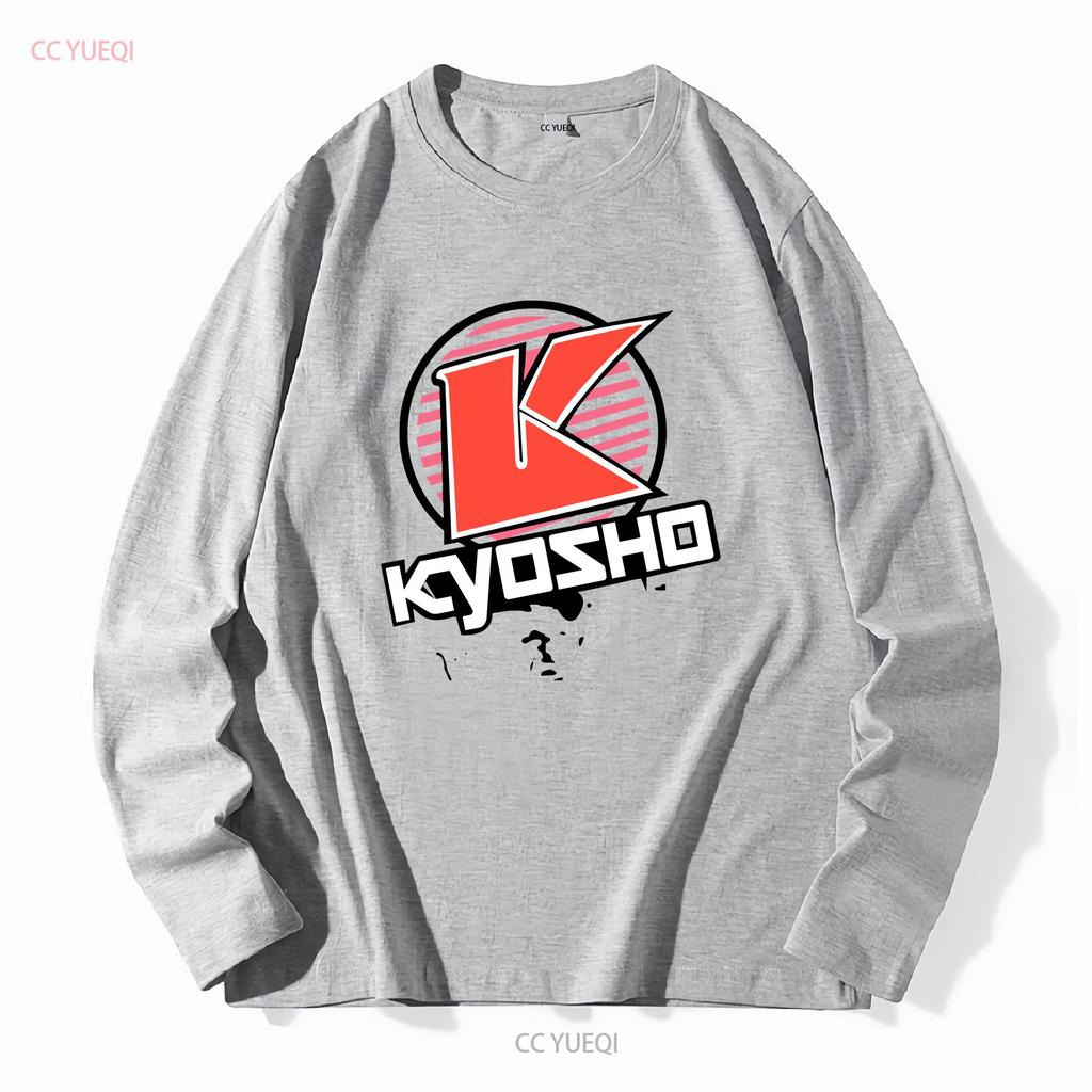 Kyosho K Circle T Shirt Red L KYOKA10007SL Long or Short Sleeves Vintage Washed Homme Soft Stretched Versatile Unisex Slightly