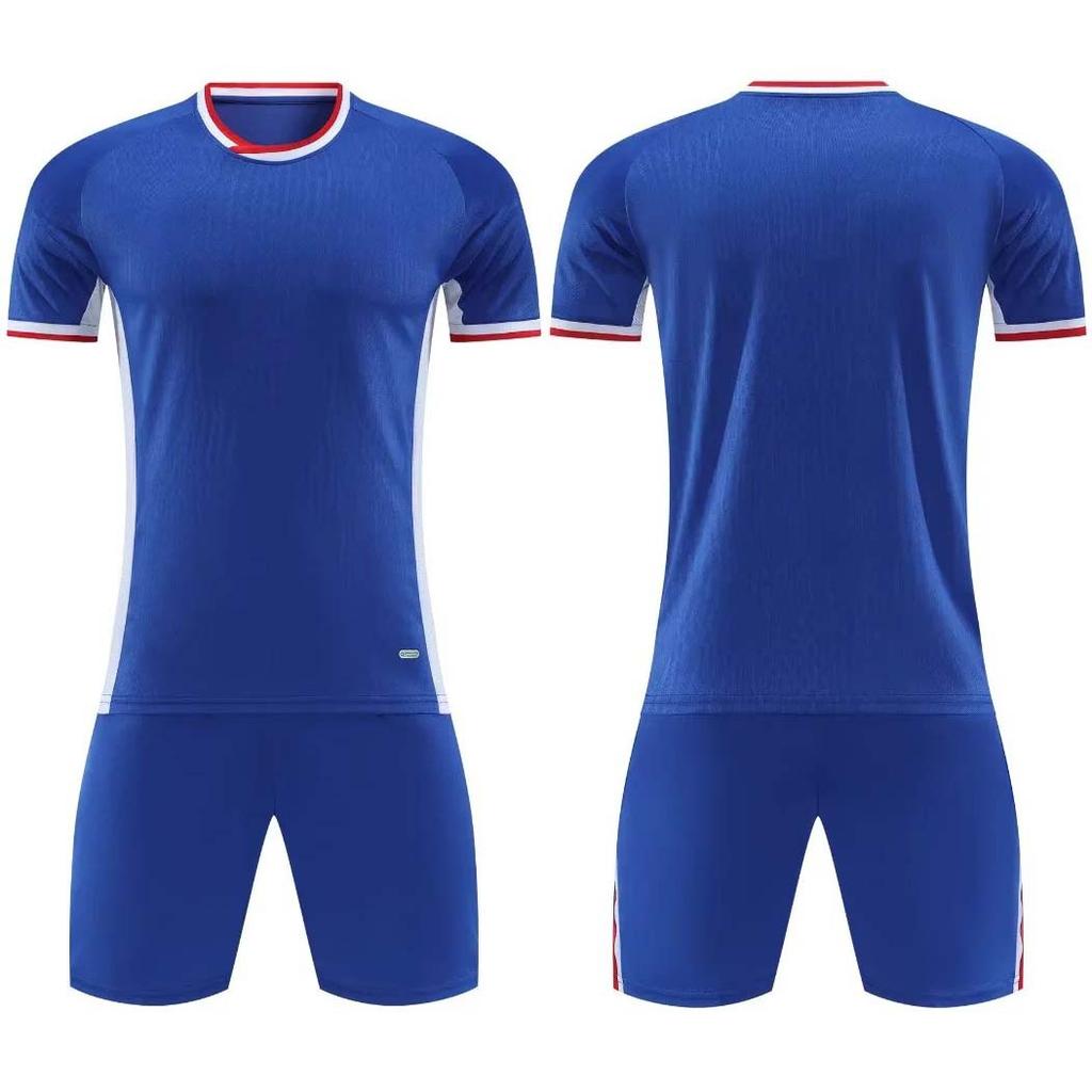 Spot wholesale 2026 new children's football jersey, short-sleeved training jersey, primary school football jersey printing number