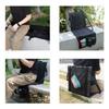 Folding Stadium Seat Camping Back Support Cushion Seat with Storage Bag Cup Holder Portable Outdoor Moisture proof