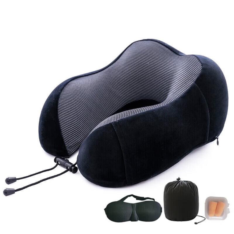Memory Foam Travel Pillow 3-Piece Set