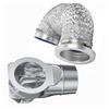 Dryer Vent Kit Magnet Self Alignment Exhaust Pipe Connection Set for Tight Spaces Lint Cleaning 2.6ft 4 Inch Hose