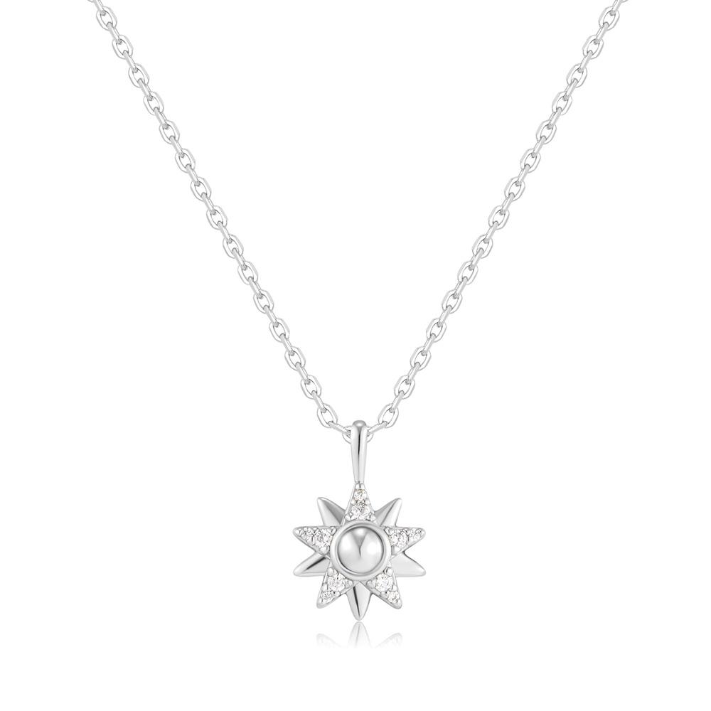 Ania Haie Silver Sunburst 925 Silver Necklace N074-03H