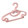 20pc Plastic Clothes Hangers with Bow Design Durable Lightweight Non-Slip Multi-Purpose Hangers for Home Closet Organization