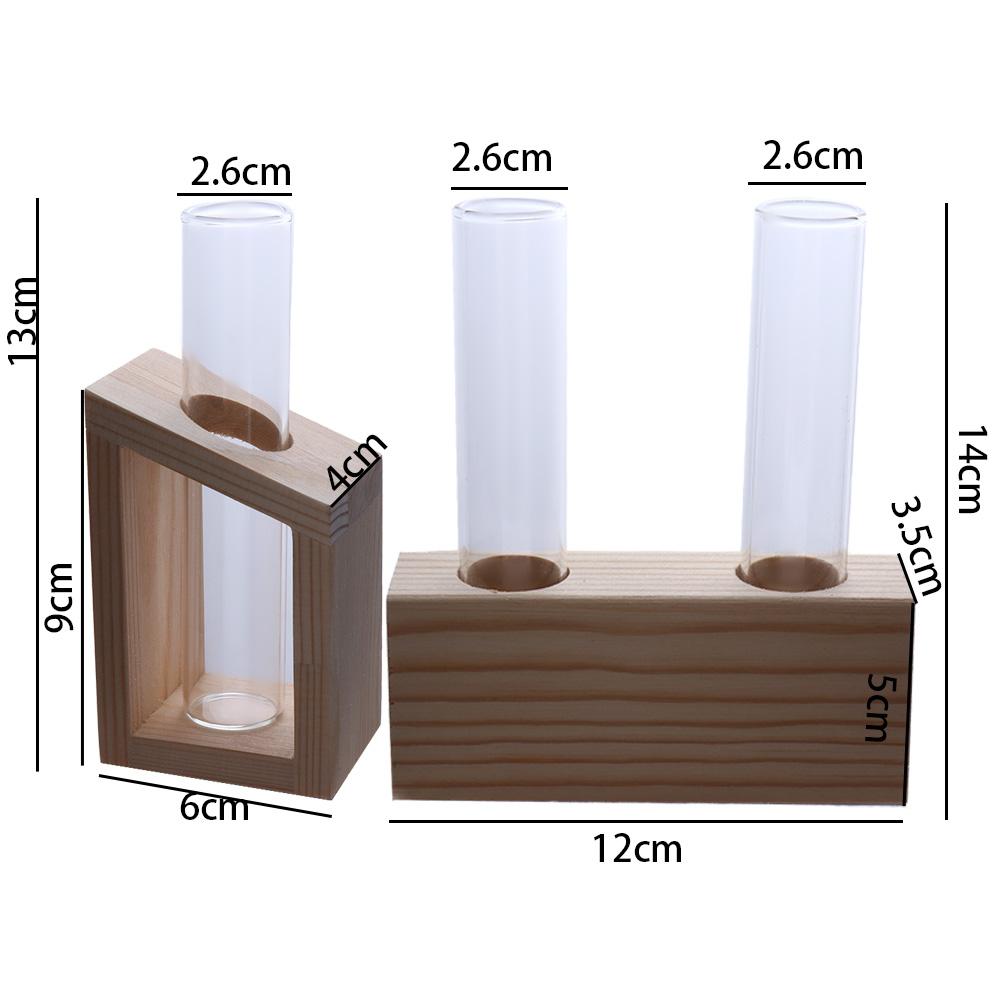 Glasvase Tischpflanzen Geschenke Reagenzglasvase Blumentopf Pflanzvasen Heim Gartendekoration