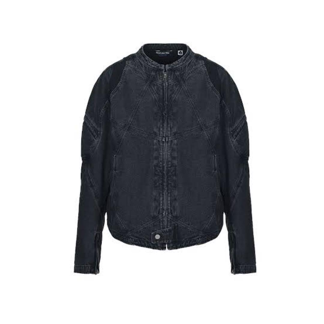 

[USED] Black denim jacket outerwear