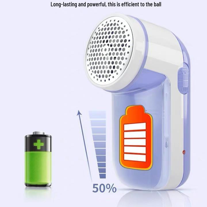 Rechargeable Fabric Shaver & Lint Remover - Safely Removes Hairballs Without Damaging Clothes