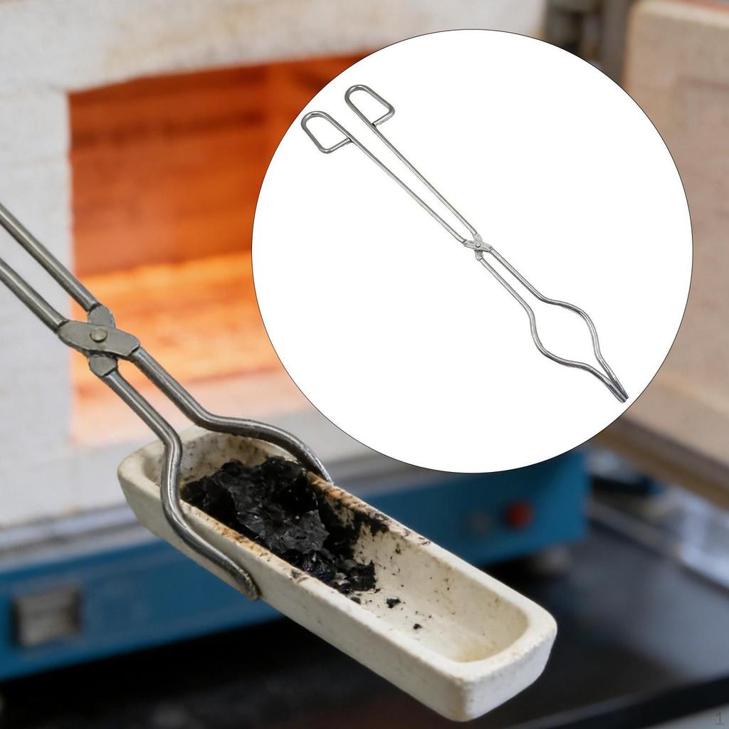 Crucible Tongs Melting Plier Holder Furnace Metalworking Tool for