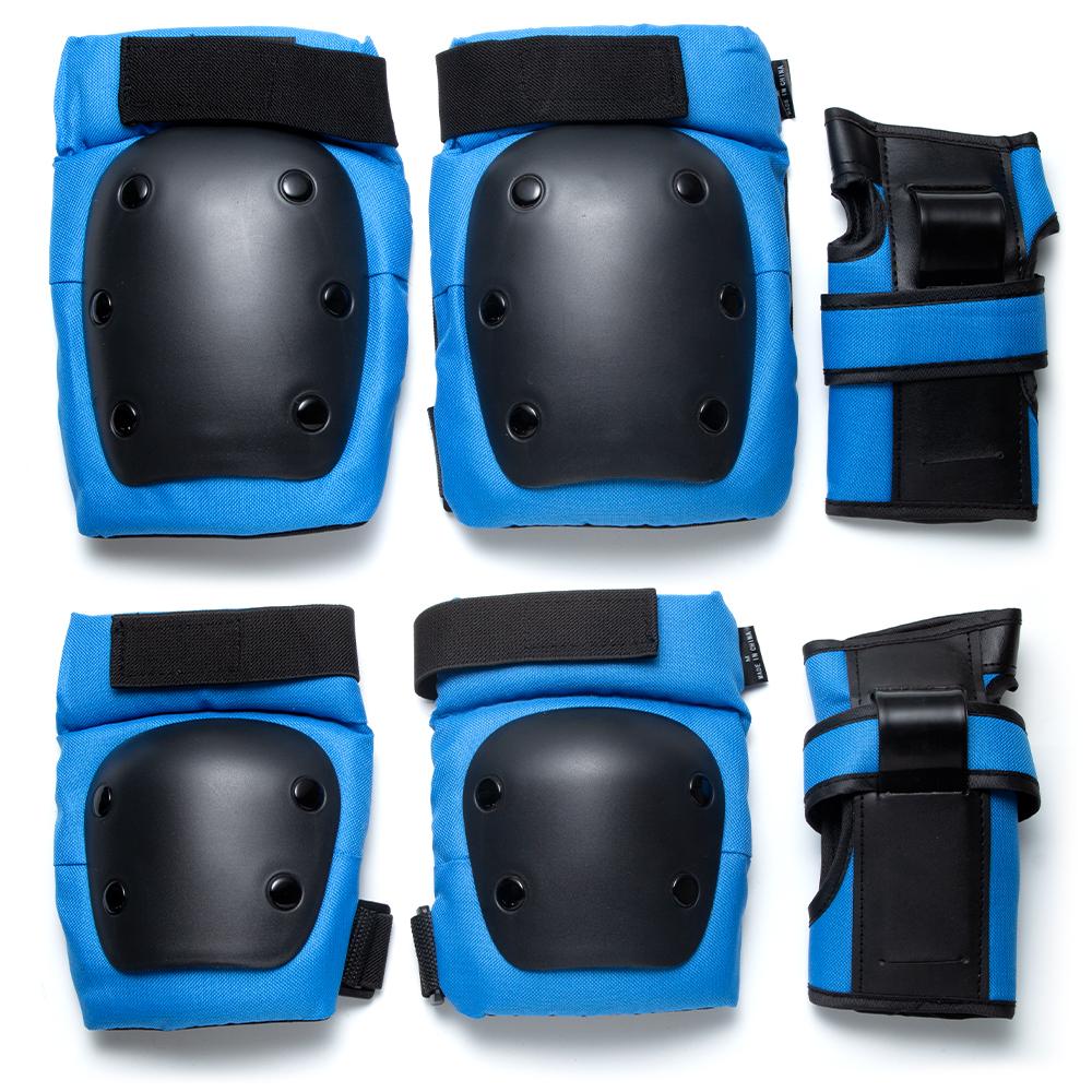 6 In 1 Adult/Child Knee Pads Elbow Pads Wrist Guards Protective Gear Set For Skateboarding Inline Roller Biking Roller Skating