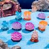 5Pcs Cute Mini Luminous Marine Coral Decoration Creative Fish Tank Decoration Ornaments Creative Aquarium Decoration Accessories