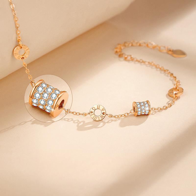 Roman Numerals Small Waist Bracelet Women's Fashion Light Luxury Ins Style Niche High-end Bracelet
