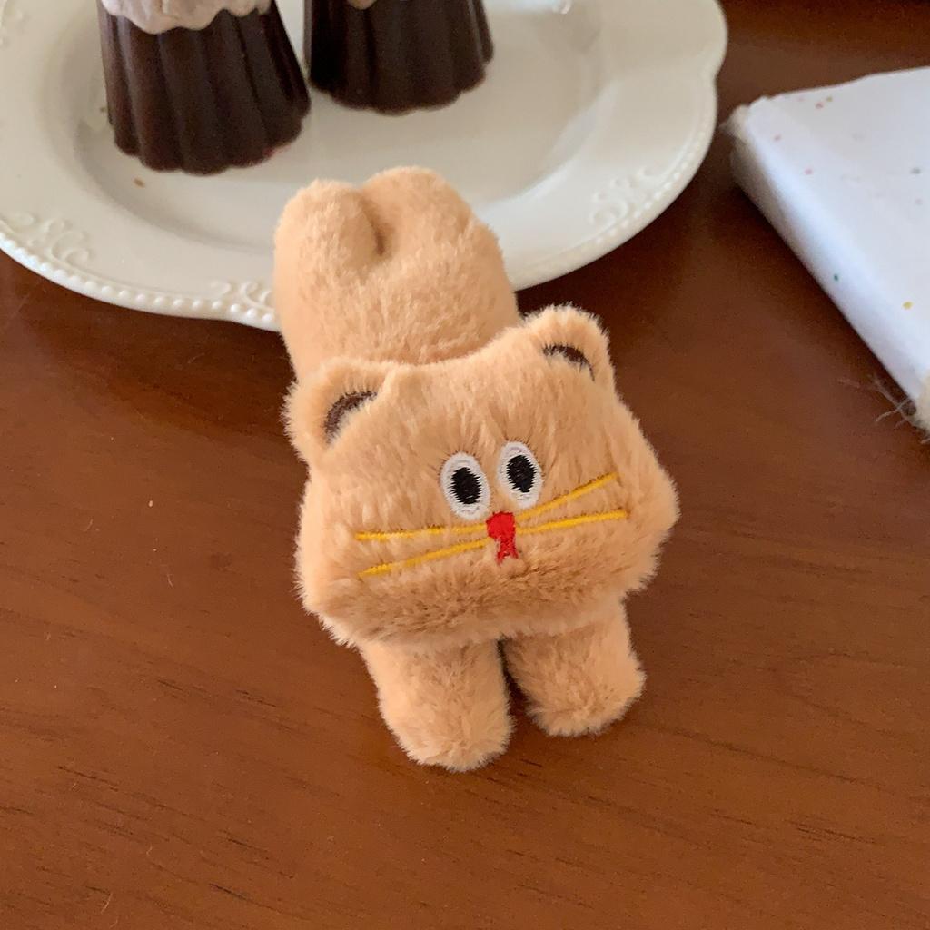 

Cute Plush Cat Solid Color Hair Clip Women Side Bangs BB Clip Fashion Hair Accessories