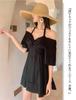 Body One Large Bust Modest Mom For Women in Their 40s [Lalapala] Women's Swimsuit, Covering, Piece, Size, Black, Sexy, Halter, 2-Way, Slimming,