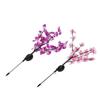 2Pcs/Set Solar Power LED Artificial Orchid Tree Lights for Garden Courtyard Lawn Decoration