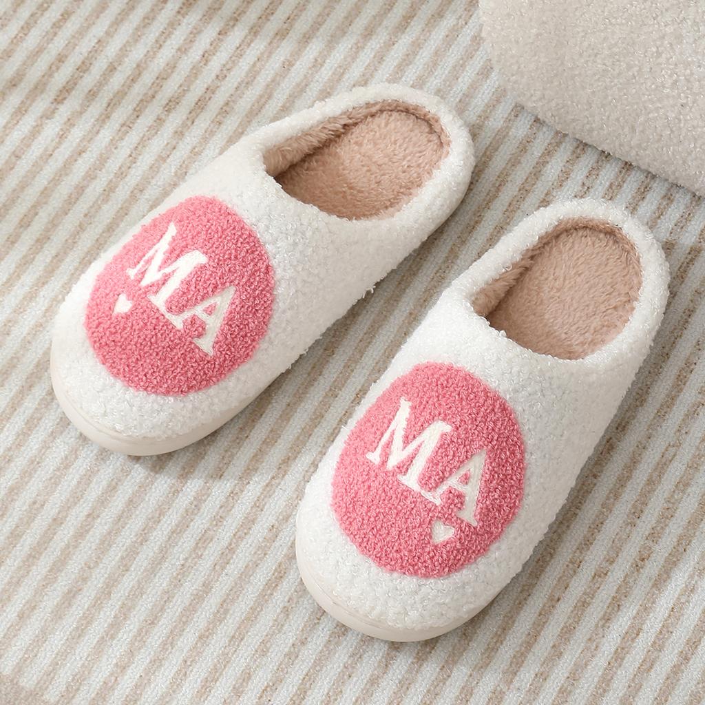 Cotton mma pattern slippers hn shrimp skin cotton slippers